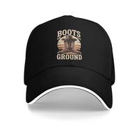 Windsoul Classic Western Graphic Boots On The Ground Cowboy Gifts Baseball Caps Casquette Unisex Hats