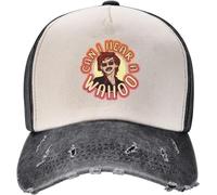 Windsoul Men's Retro Cowboy Hat Baseball Cap Good Omens Accessories Unisex Classic Distressed Washed Demon Crowley Dad Hat Adjustable The Gift