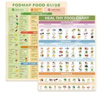 Windspeed 2P Healthy Food Chart Magnet, Magnetic Fridge Food Guide Chart