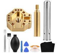 Windspeed 8P Joystick Soldering Iron Tip for PS4 PS5 Xbox Switch Pro Joystick Desoldering Soldering Tips, Include 1 Desoldering Tape 1 Air Blow 1 Solder Squeegee 2 Plastic Pry Bar 1 Brush 1 Rag