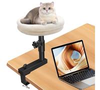 Windspeed Cat Bed Desk Mounted, 16-27 cm Adjustable Cat Bed Desk Clamp, Pet Nest for Table Furniture