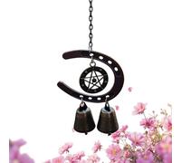 Windspiel - Robustes Hufeisen-Windspiel aus Metall, rostbeständig, farbecht, elegantes und kompaktes Hänge-Windspiel | für Haus, Garten, Terrasse, Bar, Balkon, Eingangsbereich, Wand, drinnen