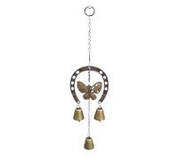 Windspinner Outdoor Calming Iron Spinner with Bell Butterfly Decoration for Women Mother Lover Men Home Christmas Garden Outside
