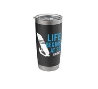 Windsurf Funny Life Begins at 25 Knots Stainless Steel Insulated Tumbler