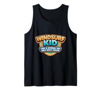 Windsurf Kid Like A Normal Kid Only Cooler Windsurfing Boys Tank Top