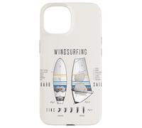 Windsurfing Equipment Gear Board Sail Fins Lexicon Legend Case for iPhone 15