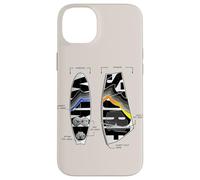 Windsurfing Equipment Surf Board and Sail Cool Gear Drawing Case for iPhone 14 Plus