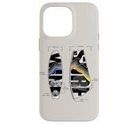Windsurfing Equipment Surf Board and Sail Cool Gear Drawing Case for iPhone 14 Pro Max