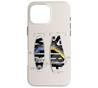 Windsurfing Equipment Surf Board and Sail Cool Gear Drawing Case for iPhone 16 Pro Max