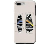 Windsurfing Equipment Surf Board and Sail Cool Gear Drawing Case for iPhone 7 Plus/8 Plus