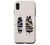 Windsurfing Equipment Surf Board and Sail Cool Gear Drawing Case for iPhone XS Max