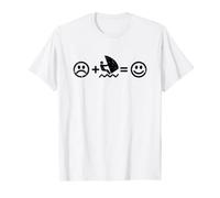 Windsurfing Makes Happy Fun Gift Windsurfer Lover Men Women T-Shirt