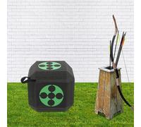 WindWilder Cubic Archery Target 23x23x23cm Training Practice Targets with Handle for Indoor/Outdoor Use