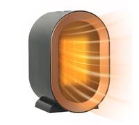 WindWilder Electric Space Heater 1200W PTC Fast Heating 20m² for Living Room Bedroom Office Indoor Use, 2 levels of Wind and Temperature, with Overheat & Tip Over Protection, 13x12x20cm (Green)