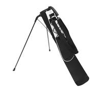 WindWilder Golf Stand Bag 86cm - Golf Bag with Stand 3-5 Club Capacity for Teens Adults (Black)