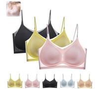 Windy Bra, Windy Bra Seamless Ultra Thin, Seamless Ultra-Thin Plus Size Ice Silk Comfort Bra (3pcs-C,X-Large)