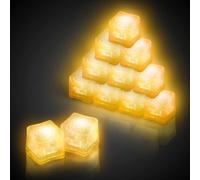 Windy City Novelties 12 pack LED Ice Cubes with Changing Lights (Yellow)