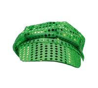 Windy City Novelties Green Sequin Newsboy Cap St. Patricks Day Hat