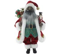 Windy Hill Collection 16" Ethnic African American Festive Nutcracker & Toys Santa Claus Christmas Figurine Figure Decoration 161002A