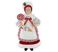 Windy Hill Collection 16" Inch Standing Lollipop Candy Cane Gingerbread Mrs. Claus Christmas Figurine Figure Decoration 162085
