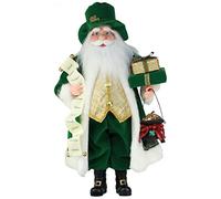 Windy Hill Collection 16" Inch Standing Luck O' the Irish Santa Claus Christmas Figurine 616200