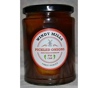 Windy Mills Pickled Chilli Onions Crisp & Sweet - Just Like Your Mother's - 670g