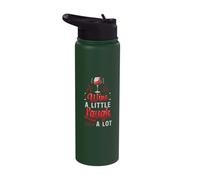 Wine A Little Laugh A Lot Wine Lover Stainless Steel Insulated Water Bottle