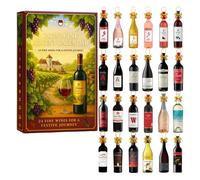 Wine Advent Calendar 2025, 2025 Wine Advent Calendar, 24 Days of Christmas Advent Calendar Boxes, A Daily Tasting Journey Through the Diverse Flavors of Wines (1pc)