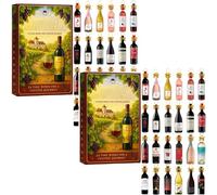 Wine Advent Calendar 2025, 2025 Wine Advent Calendar, 24 Days of Christmas Advent Calendar Boxes, A Daily Tasting Journey Through the Diverse Flavors of Wines (2pcs)