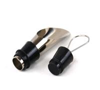 Wine Aerating Pourer Stopper, 7.5x2.4x2cm Stainless Steel 10 Pcs | Silicone Seal, Reusable Design, Supports Spirits and Salad Dressing Bottles, for Bartenders, Restaurants, Kitchens