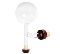 Wine Aerator Ball-Shaped Clear Glass Wine Aerator Pourer Spout with Stoppers Portable Whisky Decanter for Home Bar.