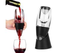 Wine Aerator, Mafiti Acrylic Red Wine Decanter with Base Gift Set for Christmas New Year Party for Wine Lovers (Type-A)