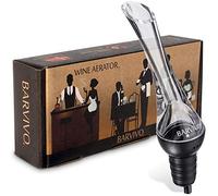 Wine Aerator Pourer by Barvivo - Enhance Your Red Wine 3 Fold Effortlessly with This Classic Aerating Decanter Spout - Best for Bottles of Red Wine - Pour from Your Wine Bottle Without Any Spills