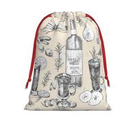 Wine And Winemaking Winery Grape Field Print Gift Drawstring Bag Reusable Pouch Festive Decor Party Favor Daily Storage Sack