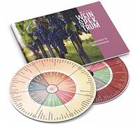 Wine Aroma Wheel Deluxe - The Ultimate Wine Guide Guide for Wine Drinkers - recognise Every Aroma Precisely for connoisseurs, Lovers and sommelieres (German Version)