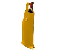 Wine Bag, Leather Wine Bag|Reusable Drink Bags,Reusable Leather Wine Bag Carrier Single Champagne Beer Bags Carrier for Birthday, Yellow, verwijzen naar de beschrijving, Unisex