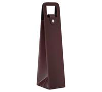 Wine Bag Reusable PU Leather Single Bottle Tote Bag, coffee, Siehe Beschreibung, See description