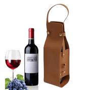 Wine Bag, Wine Bag, Single Bottle Wine Holder Bags, Wine Carrier with Handle, Liquor Bottle Carrier, Carry On Bag, Travel Wine Bag for Wine Bottles, brown, see description, See description