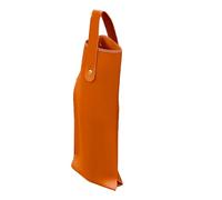 Wine Bags for Travel | Wine Bottle Protector Bags,Leather Single Champagne Tote Bag Bottle Carrier with Handles for Dinner Valentine's Day, Orange1, Refer to description, Unisex