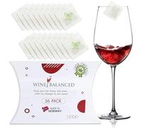 Wine Balanced Norway's Secret! Organic Wine Filter! | No More Wine Drops or Wands! Sulfite and Histamines Remover (36 Pack) - All Natural Purifier Filters Stops Red Wine Headaches & Hangover