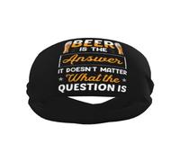 Wine Beer Lover Beer Is Answer It Doesn'T Matter Question Is Men Women Sports Headband Elastic Hairband Quick-Dry Sweatband For Cycling Running Yoga Tennis