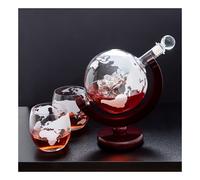 (Wine Bottle 2 Cups) 1pc/2pcs/3pcs Globe Wine Glass Set High-Value Wine Bottle Plus Wine Glass Decanter Set Suitable for Parties, Red Wine, Anniversary Gifts