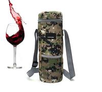 Wine Bottle Bag - Insulated Wine Bag with Handle, and Thickened Wine Carrier | Portable Liquor Bowls for Camping, Parties, Beach, Travel, Picnic, Outdoor Events, Soul, camouflage, Consulte