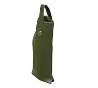 Wine Bottle Bag - Wine Bottle Cover, Leather Wine Bag, Wine Carrier Bags With Handles, Reusable Wine Bottle Holder, Burlap Wine Bags, Gift Bag For B, green, 14,8x3 8cm, Modern