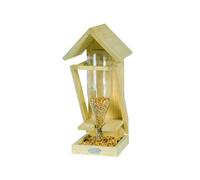 Fallen Fruits Wine Bottle Bird Table Wooden Pinewood Garden Feeder
