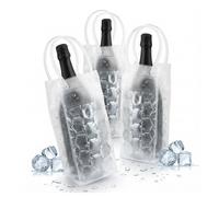 Wine Bottle Cooler Bags, Set of 3 Wine Bag Chiller, Ice Cooler Wine Bag Carrier - Instant Cool & Keeps Your Drink Cold - Keeps Cold & Fresh - Champagne & Wine