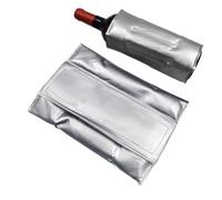 Wine Bottle Cooler Sleeve with Built in Gel Pack, Reusable Ice Pack