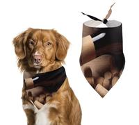 Wine Bottle Corks Grapes Dog Bandana Triangle Dog Scarf Washable Polyester Dog Bibs Cute Pet Bandana for Medium Large Dogs Puppy and Cats