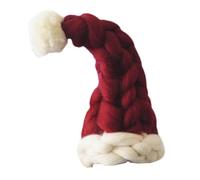 Wine Bottle Cover,Protector Knitted - Santa Hat Christmas Wine Bottle Decorations - for Beer Whiskey Glass Holiday Birthday Halloween Travel