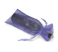 Wine Bottle Cover Purple 20pcs 37x15cm Wrap Bags Sheer Organza | Satin Drawstring Closure, Single Bottle Size, Present and Party Use, for Shampoo Bottles and Lotions